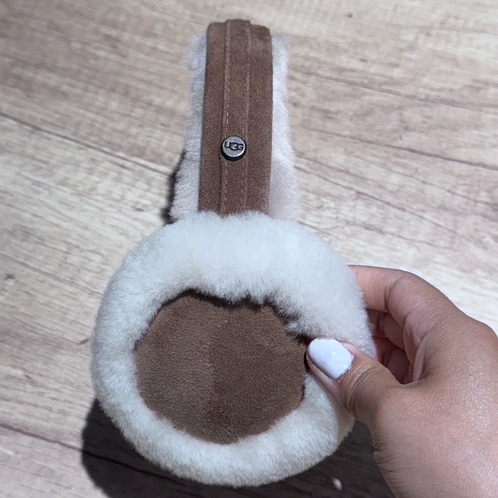 UGG Brown and White earmuffs